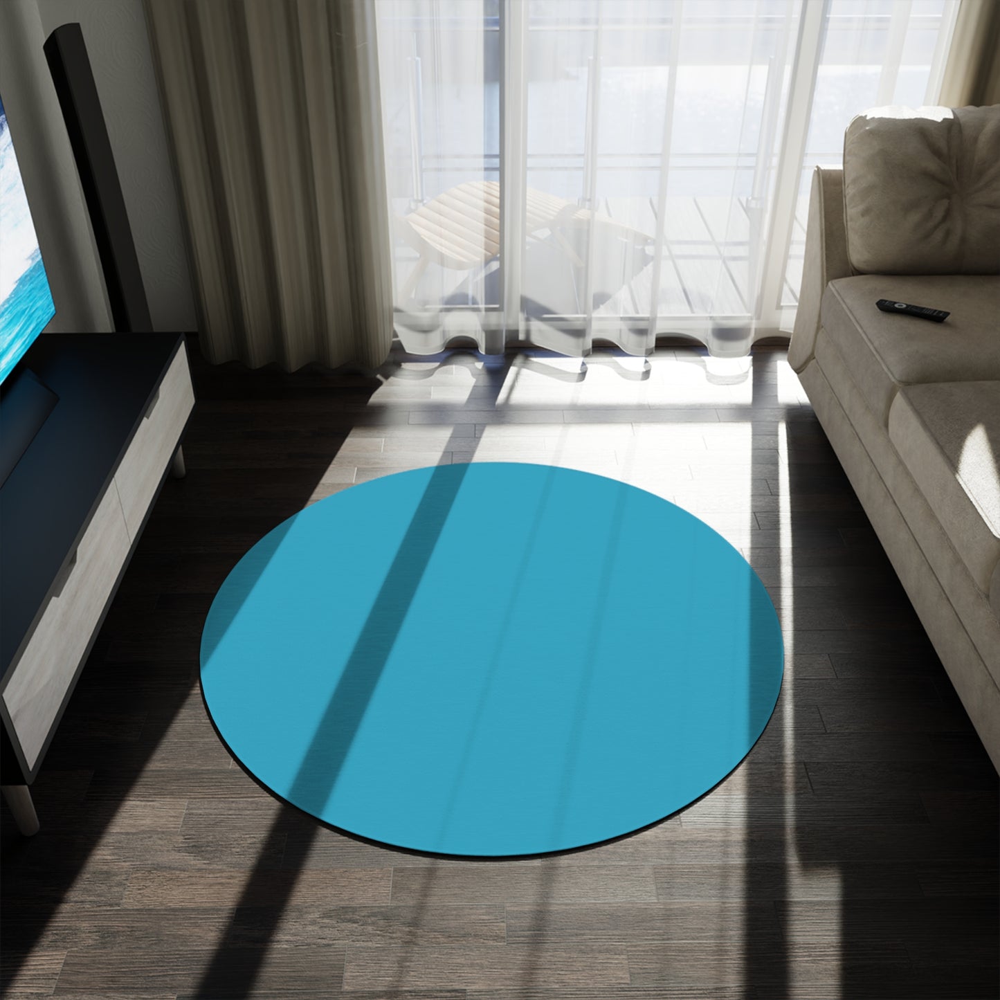Earthling (water) Round Rug