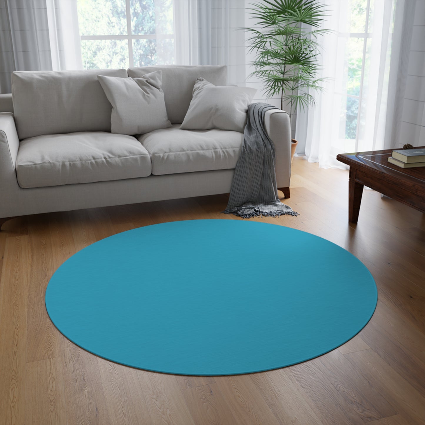 Earthling (water) Round Rug