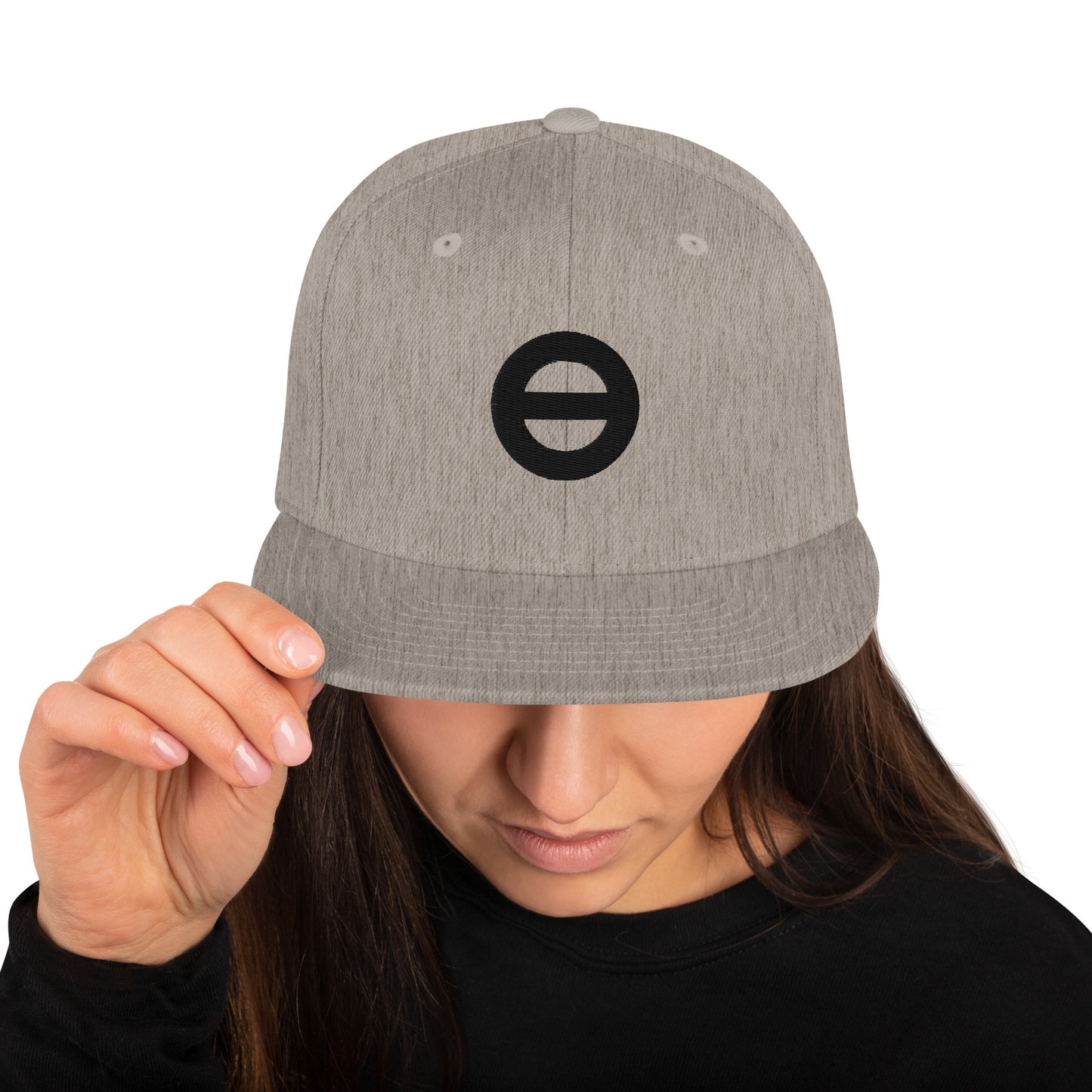 Earthling™ (black) Snapback Hat