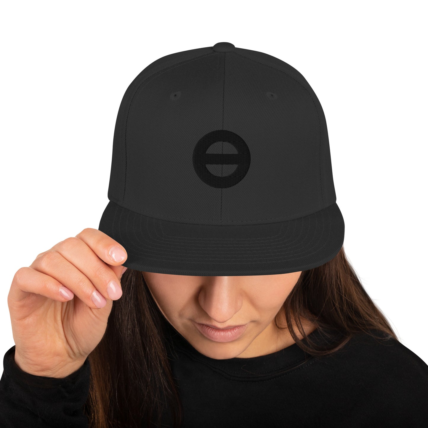 Earthling™ (black) Snapback Hat