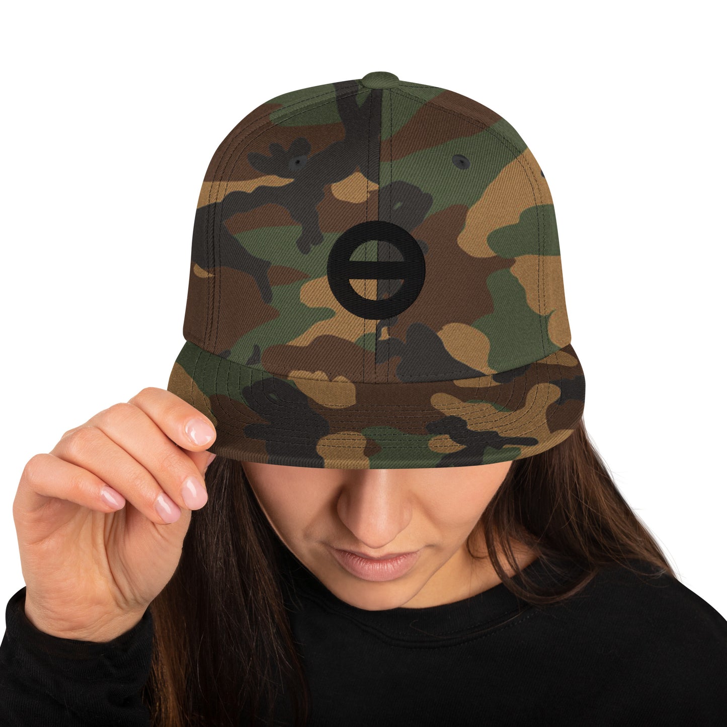 Earthling™ (black) Snapback Hat