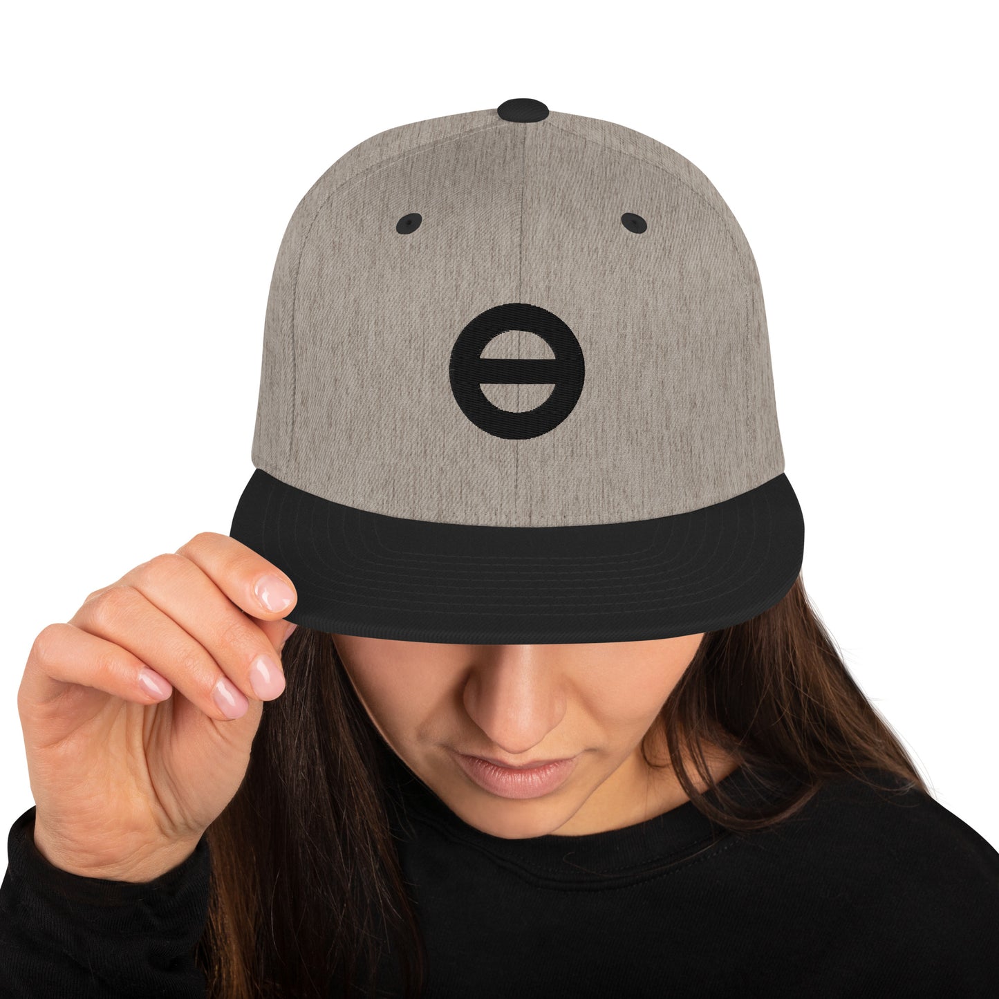 Earthling™ (black) Snapback Hat