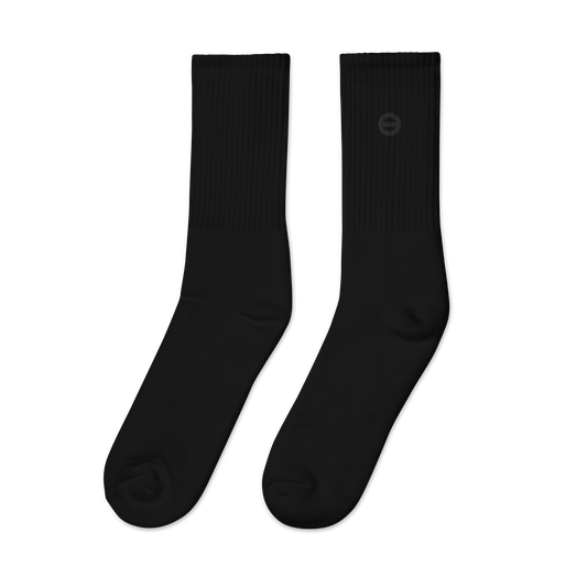 Earthling Black Logo socks