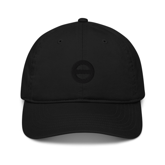 Earthling™ Black Logo Organic dad hat