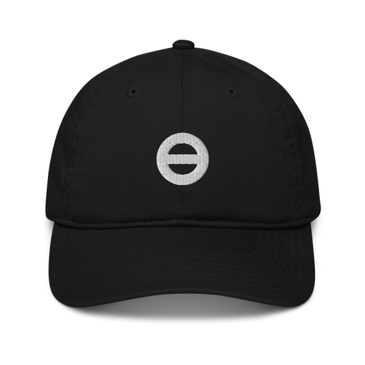 Earthling™ Black Logo Organic dad hat